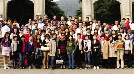 集团组织部室人员南京旅游