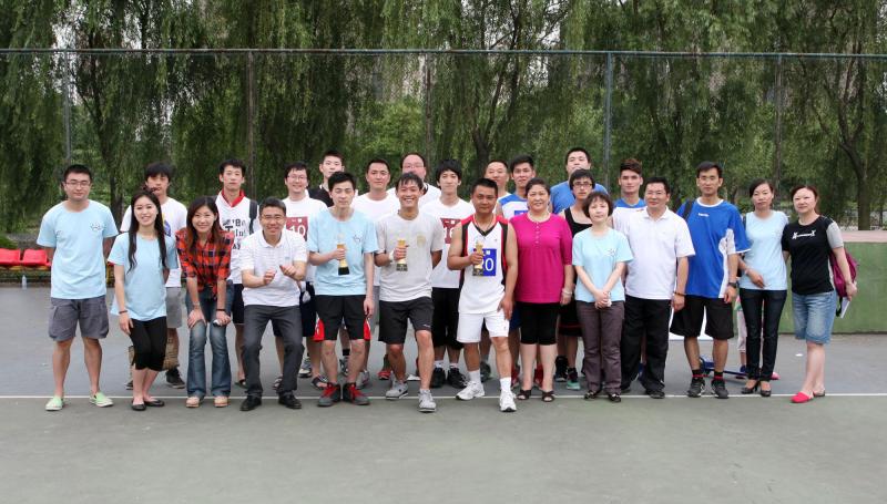 2013年5月25日集团举行第三届企业文化节篮球比赛合影